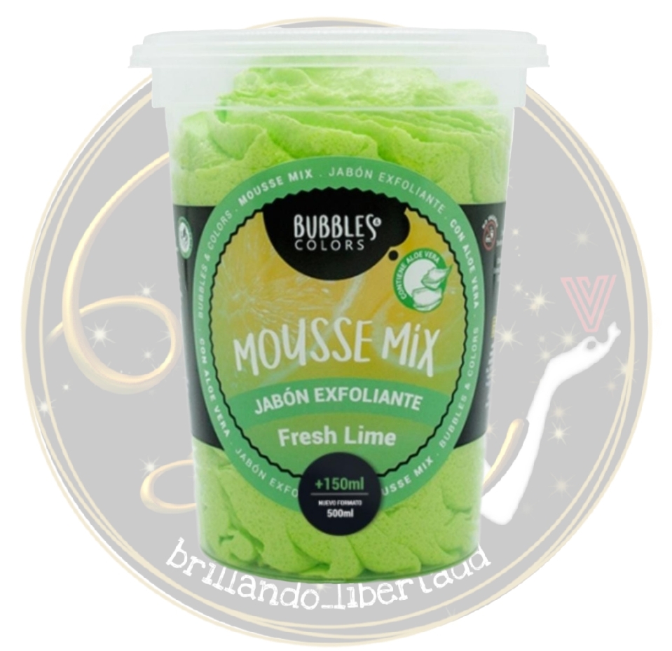 JABÓN EXFOLIANTE - MOUSSE MIX FRESH LIME
